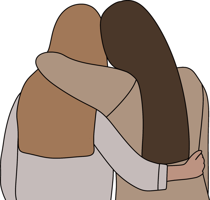 Women Hugging